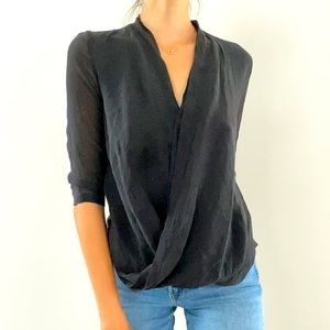 Aritzia Babaton Silk Blouse ladies size XS